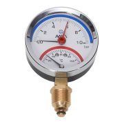 Термоманометр радиальный MVI D80 мм, с нижним подключением G1/2