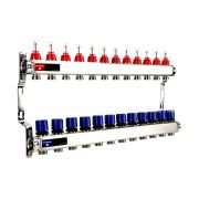 Группа коллекторная с расх. VARMEGA VM15112 ВР 1«, под 130 насос, на 12 конт. 3/4» EK, нерж. сталь