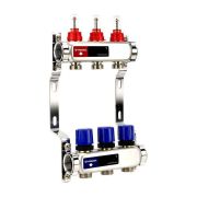 Группа коллекторная с расх. VARMEGA VM15103 ВР 1«, под 130 насос, на 3 конт. 3/4» EK, нерж. сталь