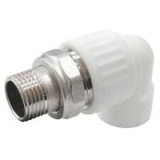 Угольник с американкой для радиатора НР 25 х 1/2