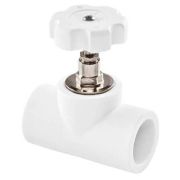 Вентиль TEBO бел. PP-R в сборе 50х90 (3/12), арт. 030060306