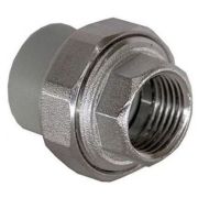 Муфта TEBO сер. PP-R комбин. разъемная (Американка) 20x1