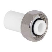 Штуцер TEBO бел. PP-R евроконус с накидной гайкой 20x3/4