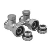 Узел двойной для нижнего подключения радиатора прямой для двухтрубной системы 1/2«х3/4», ALTSTREAM