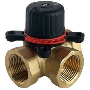 Клапан Wester поворотный 3-ход. DN25,Kvs10,PN10,ВР 1