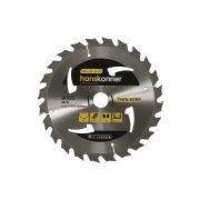 Пильный диск по дереву THIN KERF 165x20 мм, 24 зубьев, Hanskonner