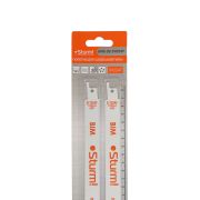 Полотно для сабельной пилы МЕТАЛЛ 2шт 225/1мм (тонк лист/труб/проф) Sturm!