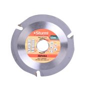 Пильный диск Эврика по дереву для УШМ, размер 125x22x3 зуба, Sturm!