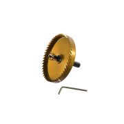 Коронка биметаллическая, 89 мм, по тонколистовому металлу, центрирующее сверло, Sturm!