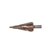 Сверло ступенчатое по металлу 4-30мм шаг 2мм Р6М5+COBALT спираль Sturm!