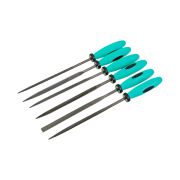 Набор надфилей 6 шт, обрезиненная рукоятка, Sturm! PROMO