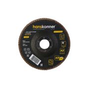 Круг зачистной лепестковый ЦИРКОНИЕВЫЙ 125х22, зерно 100, Hanskonner