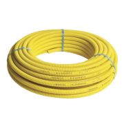 Труба HENCO STANDARD для газа в желтой гофре, PEXc-AL-PEXc, 26х3, (50)