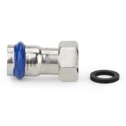 Муфта VARMEGA раструбная Inox Press с накидной гайкой 22x1/2quot;