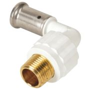 Угольник HENCO 90гр НР ПВДФ пресс, 26x3/4