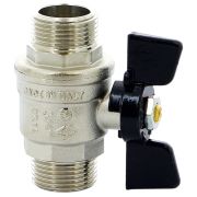 Кран BUGATTI НН 3/4quot; бабочка OREGON серия 327, полный проход