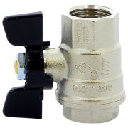 Кран BUGATTI ВВ 1/2quot; бабочка OREGON серия 302, полный проход