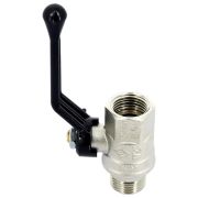 Кран BUGATTI НВ 1/2quot; ручка NEW JERSEY серия 915, полный проход