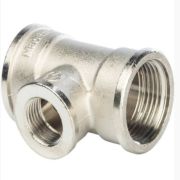 Тройник STOUT ВВ переходной никелированный 1quot;X1/2X1quot; SFT-0022-001121