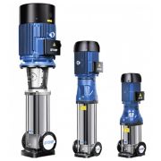 Насос вертикал.многоступ. CNP CDM5-3, 0.55 кВт, станд. фланец, 3х220В/3х380В, 50 Гц, чугун, 70 С IE2