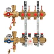 Комплект коллекторного узла Giacomini с динамич. регулир. расхода 1quot; x 18 /8, R553FKDB108