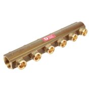 Коллектор Giacomini с отсечными клапанами 1 1/4quot; x 18 /9, R553SY029