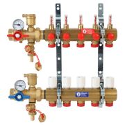 Комплект коллекторного узла Giacomini с расходомерами 1quot; x 18 /3, R553FK103