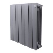 Радиатор биметаллический Royal Thermo PianoForte 500 Серебристый - 8 секц.