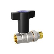 Кран шаровой латунный LD Pride 47.15.В-ГШ.ТР Ду 15 Ру 40 Т-рукоятка