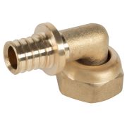 Угол Royal Thermo ritable аксиальный с нак. гайкой, латунь 20х1/2