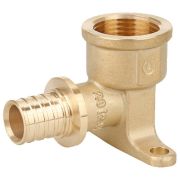 Угольник Gappo настенный с внутренней резьбой латунный 20-Rp 3/4