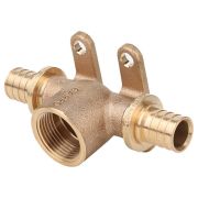 Тройник-переходник Gappo с врутренней резьбой бронзовый