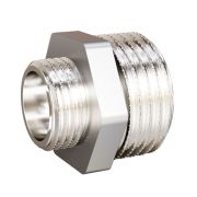 Ниппель латунный LD LD Pride DN40х32 (1 1/2«НР х 1 1/4»НР) латунь ник