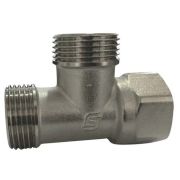 Тройник SantechSystems лат Ду20 р/р/м никель