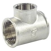 Тройник SantechSystems лат перех Ду25х20х25 м/м никель