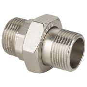 Соединитель Gappo прямой (Американка) НР-НР никелированная 1/2