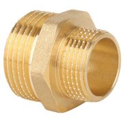 Ниппель Gappo переходной НР-НР латунный 1 1/2« х 3/4»