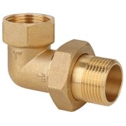 Соединитель Gappo угловой (Американка) ВР-НР латунная 3/4