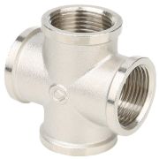 Крестовина Gappo ВР-ВР-ВР-ВР никелированная 3/4