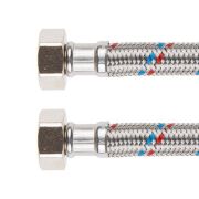 Подводка гибкая для воды AV ENGINEERING гайка 1/2«- гайка 1/2» 80см