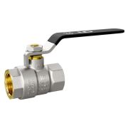 Кран шаровой латунный LD Pride 47.32.В-В.Р Ду 32 Ру 25 (рычаг ст. с бир)