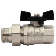 Кран VIEIR шаровый прямой с разьемным соединением (американка) 1