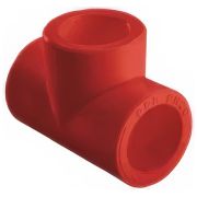 Тройник ПП AntiFire D75х75х75 Red