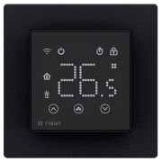 Термостат комнатный РИДАН RSmart-SB с Wi-Fi подключением 230V, черный