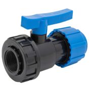 Кран шаровой ТПК-АКВА компрессионный ВР разъемный d 32 х 3/4