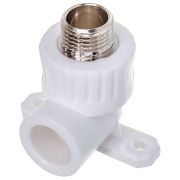 Угольник PP-R РТП комб. с креплен. D 20х1/2