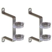 Крепеж Прокситерм П-образный для коллекторов серии GSK/GK из нержавеющей стали KRS-01, комплект 2 шт