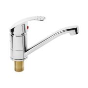 Смеситель БЕЛЫЕ КОЛОДЕЗИ д/кухни 40 мм, п/гайку, излив 15см., TYE-2025 (10) Арт. A443-15