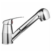 Смес/мойка Профсан ПСМ-104 однор выдвиж/изл гайка PSM-104-33