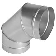 Отвод НЕОКЛИМАТ оцинкованный 90 D 125 0,5 мм